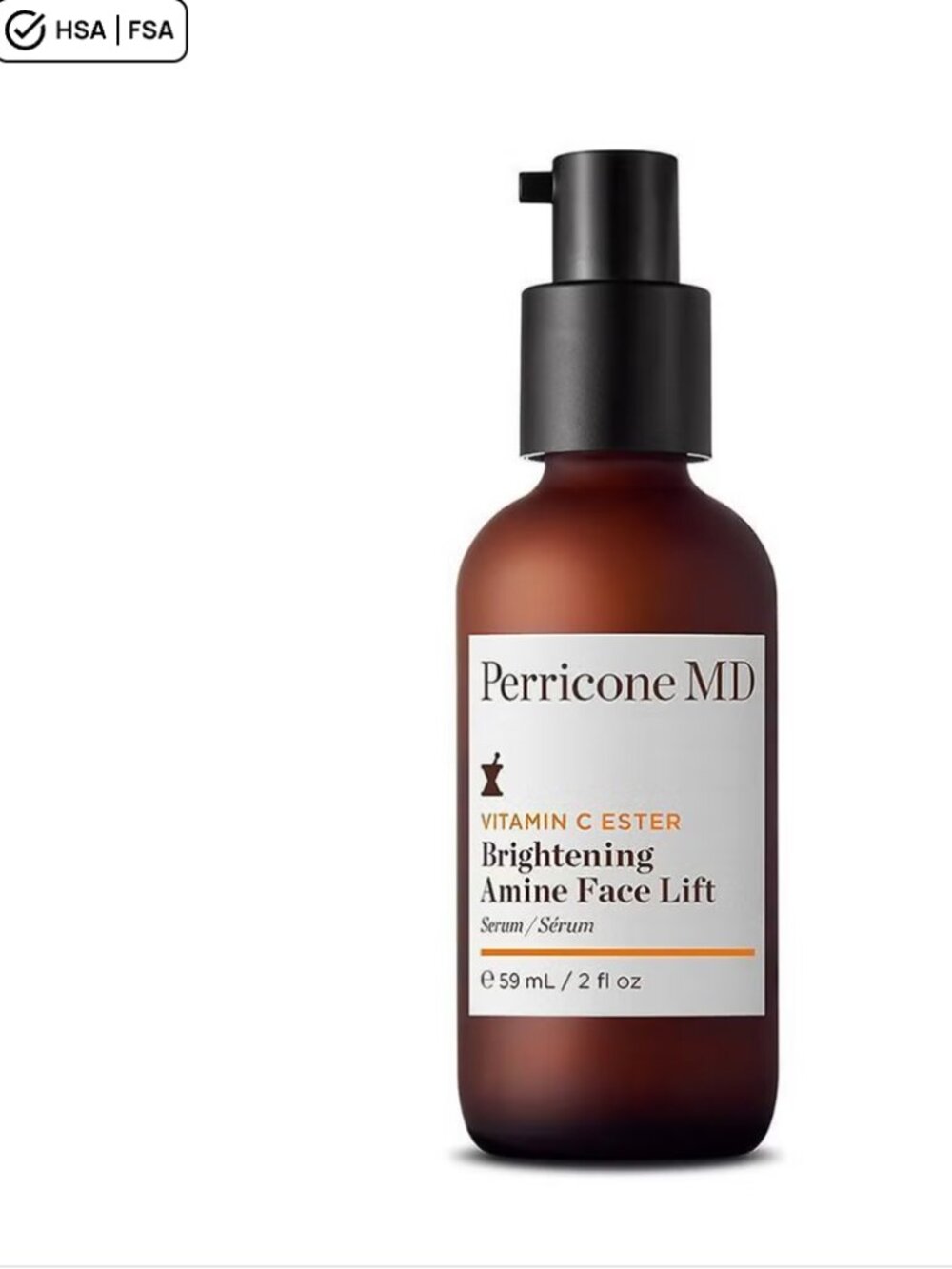 NEW SEALED Perricone MD Vitamin C Ester Brightening Amine Face Life